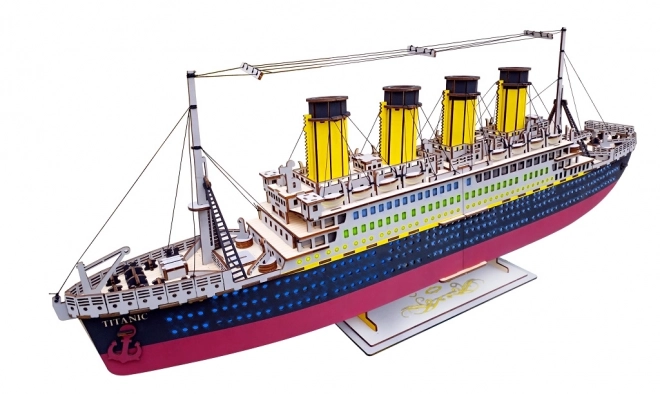 Puzzle 3D lemn Titanic