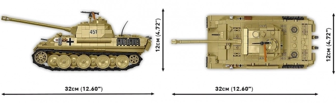 Set de construcție Tanc Panzer V Panther G Pudel