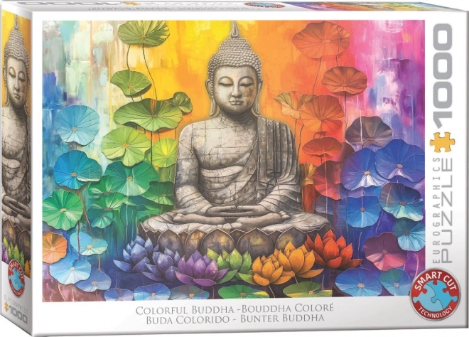 Puzzle Buddha Colorat 1000 de piese