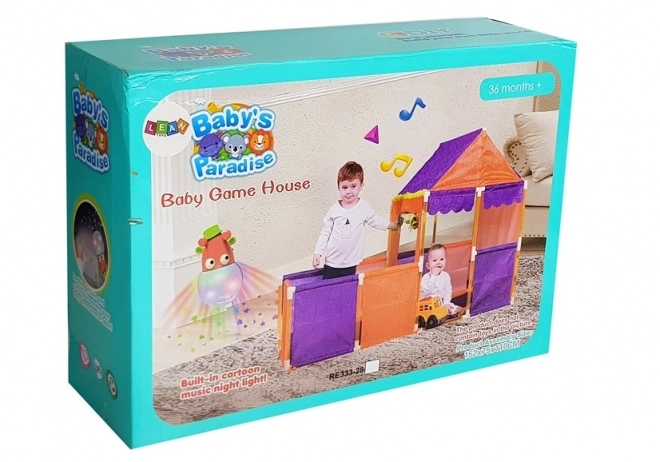 Cort colorat pentru copii 112 cm x 110 cm x 102 cm