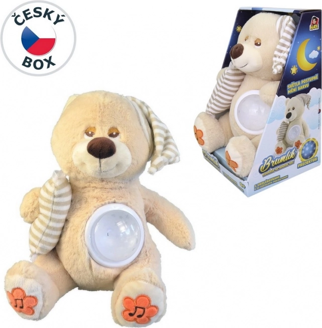 MaDe Ursuleț Brumlík pentru somn cu lumină și melodie