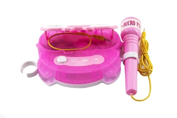 Microfon karaoke roz