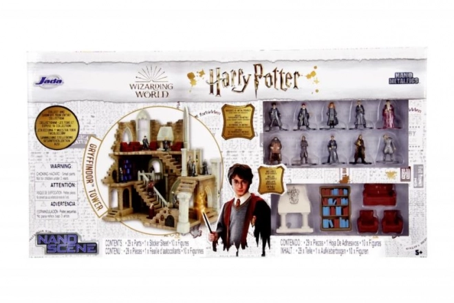 Turnul Gryffindor Harry Potter cu nano figurine