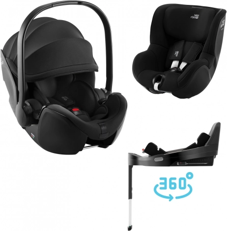 Scaun auto set evolutiv Britax Römer Baby-Safe Pro și Dualfix 5Z
