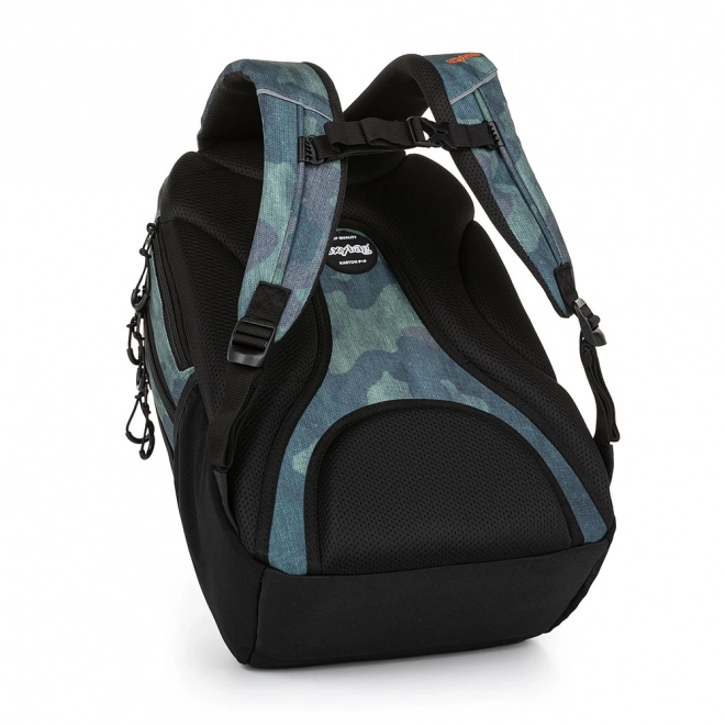 Rucsac pentru studenți cu etui Oxy Sport Camo