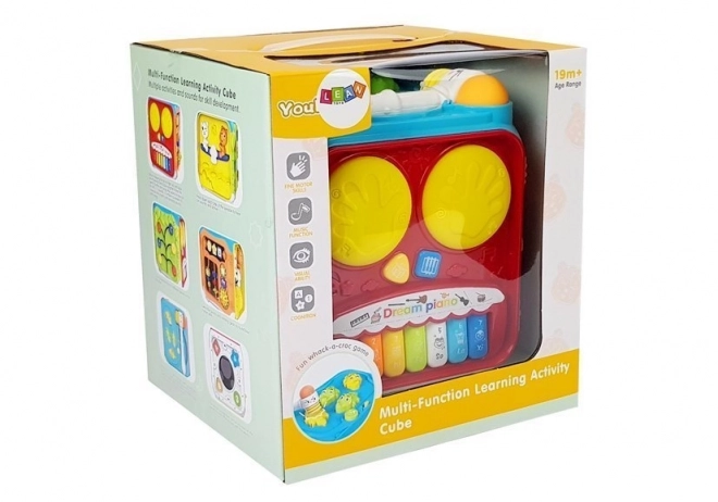 Cub educațional interactiv pentru bebeluși cu sunete și lumini
