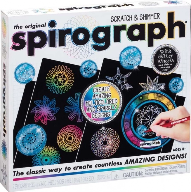 Set creativ Spirograph Scratch și Shimmer