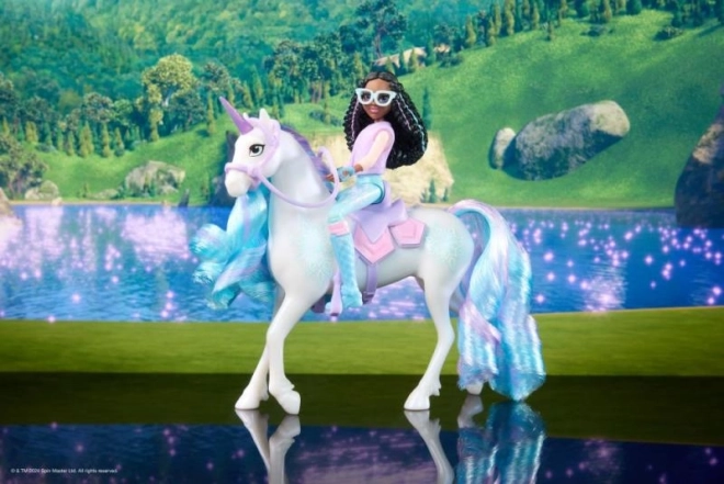 Set figurine Layla și Fulg de la Unicorn Academy