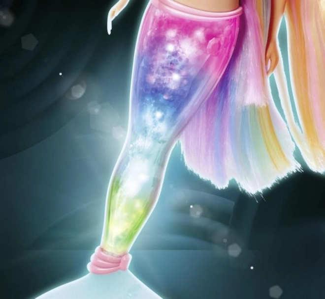 Păpușa Steffi Sirenă cu Coadă Luminoasă Magică