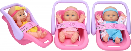 Bebeluș în scaun portabil 20 cm