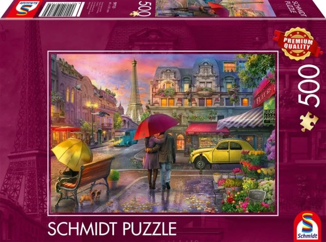 Puzzle Paris în ploaie 500 piese