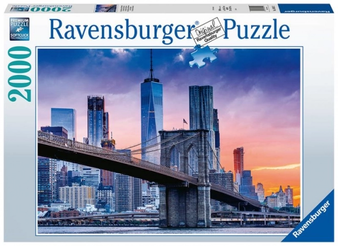 Puzzle RAVENSBURGER zgârie-nori din New York 2000 piese