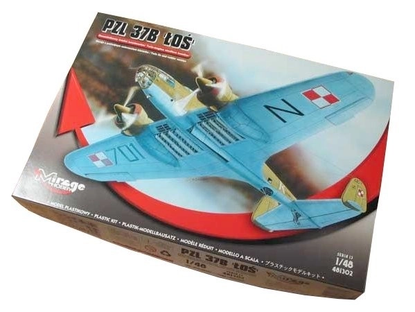 Bombardier mediu bimotor PZL.37B Loś