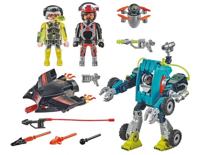 Set promo Pack Robot vs Planor Playmobil