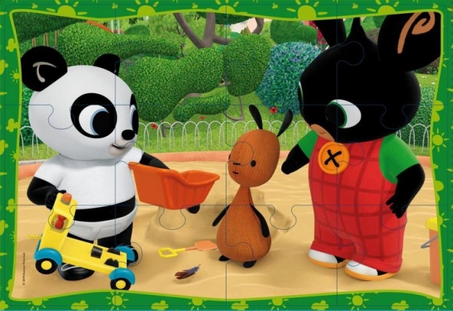Puzzle maxi Bing 2 x 12 piese