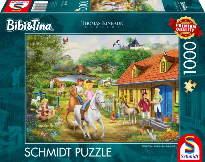 Puzzle Bibi și Tina: Ferma lui Martin 1000 piese