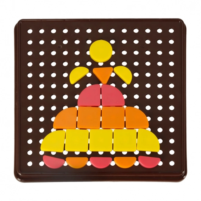 Puzzle mozaică creativă și logică cu forme geometrice