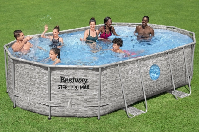 Piscina autoportantă Bestway Power Steel Swim Vista 427 x 250 x 100 cm