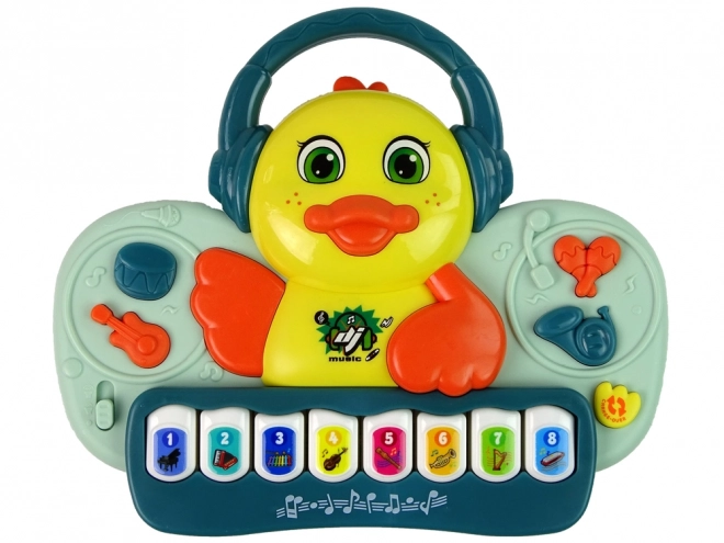 Pian interactiv rățușcă DJ Instrumente muzicale și melodii sonore