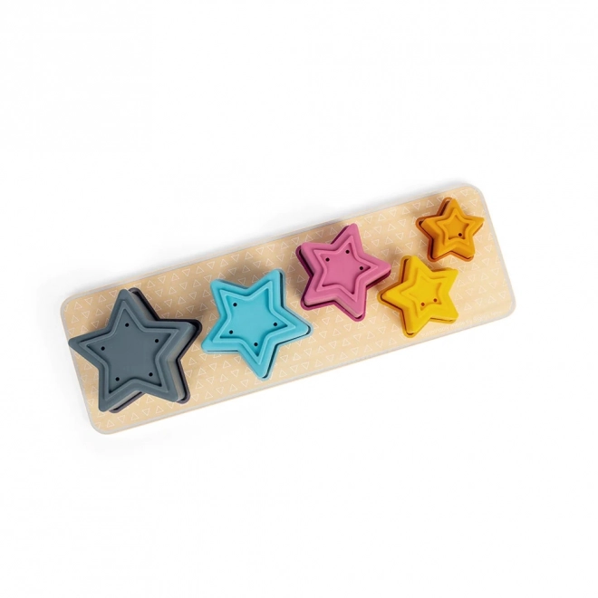 Puzzle de inserție Bigjigs Toys Stele