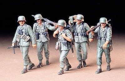 Model din plastic Echipaj german de mitralieră