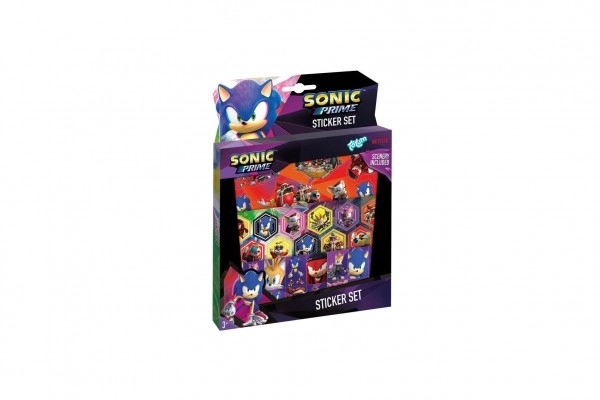 Box cadou Sonic cu autocolante