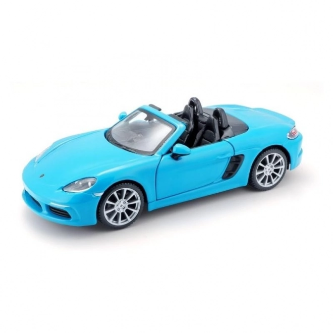 Porsche 718 Boxster 1:24 albastru