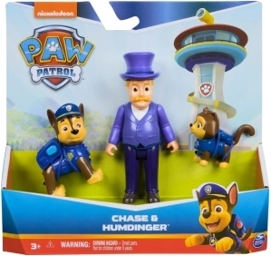 Set de figurine PATRULA CĂȚELUȘILOR – Chase, primarul Humdinger și pisica