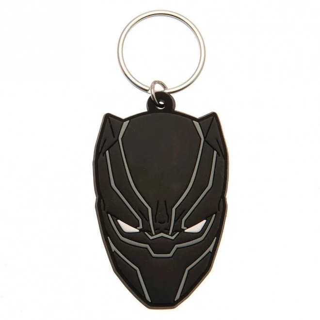 Breloc din cauciuc Black Panther
