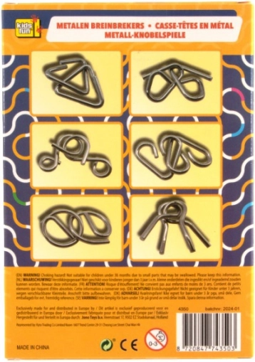 Set de puzzle-uri metalice