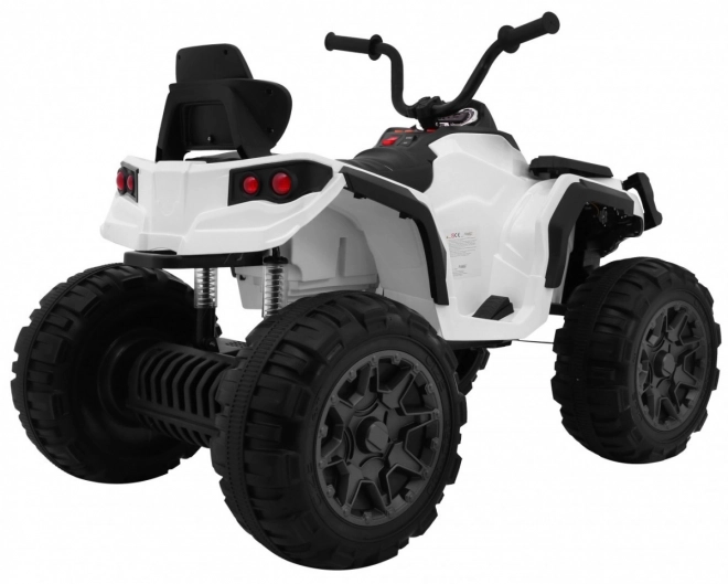 ATV Quad 2,4GHz pe baterie pentru copii Alb + Telecomandă + Roți EVA + Radio MP3 + Pornire gratuită