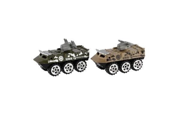 Transportor blindat din metal, jucărie militară