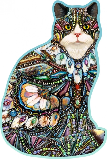 Puzzle din lemn Pisică Decorativă 250 piese