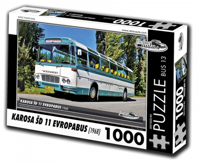 Puzzle autobuz retro Karosa ŠD 11 Evropabus 1968