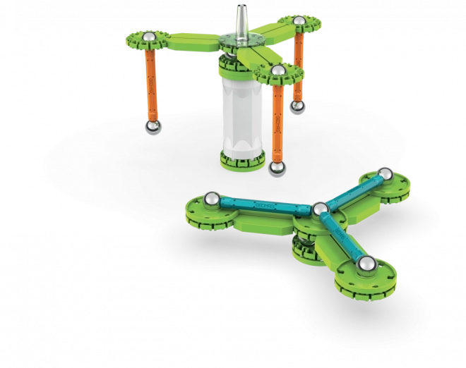 Gears Magnetice Mechanics Motion 96 de piese de la Geomag