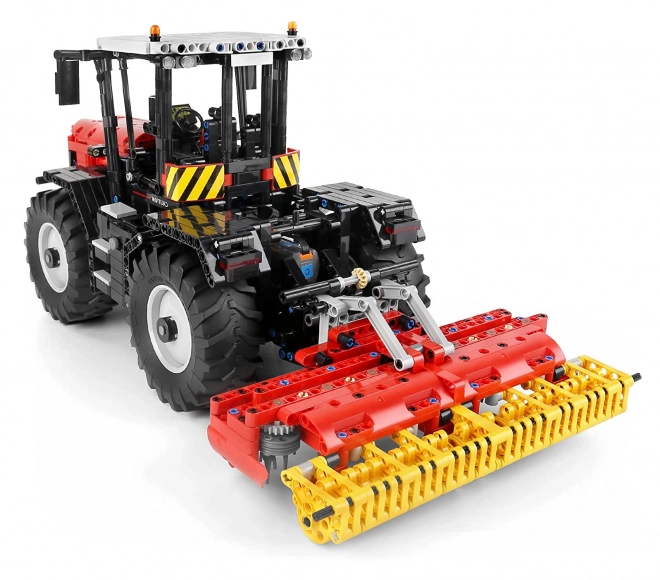 Set construcție tractor roșu 2716 bucăți