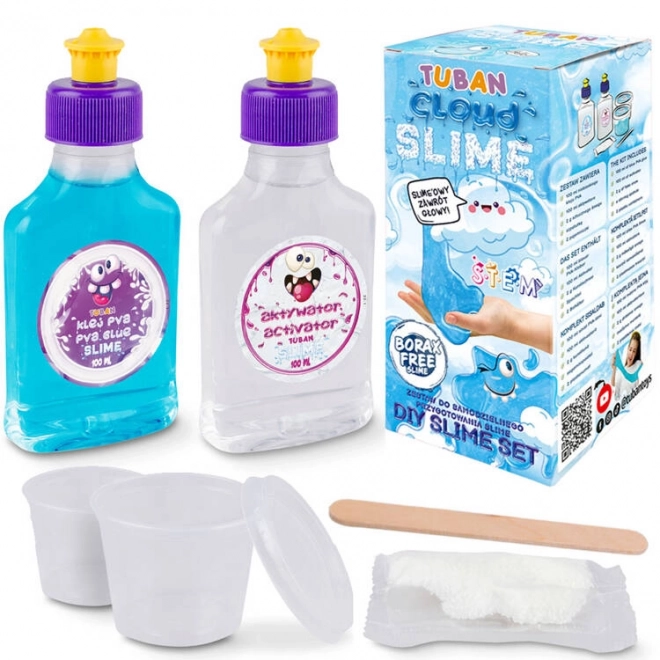 Set creatie slime cu zăpadă artificială Cloud Slime