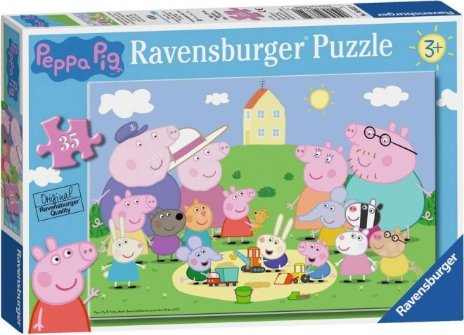 Puzzle Peppa Pig Picnic 35 piese