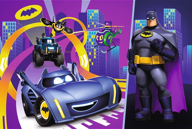 Puzzle Batman și Batwheels 60 Piese