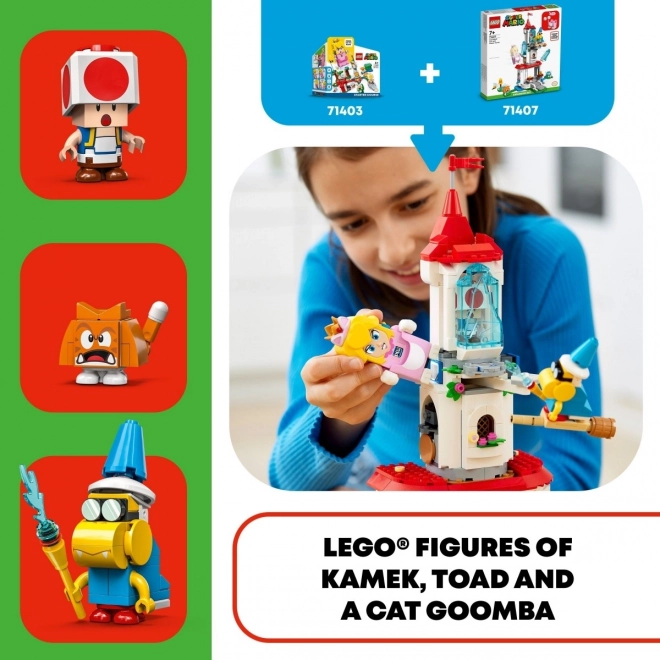 Lego Super Mario - Cat Peach și turnul de gheață - set de extindere
