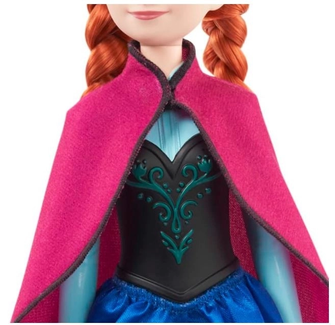 Păpușa Disney Frozen Elsa Regatul de Gheață 2 – Anna în rochie albastru-neagră