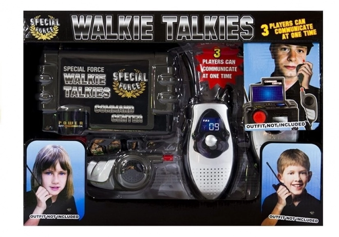 Set Walkie Talkie Bază Radio Comunicare