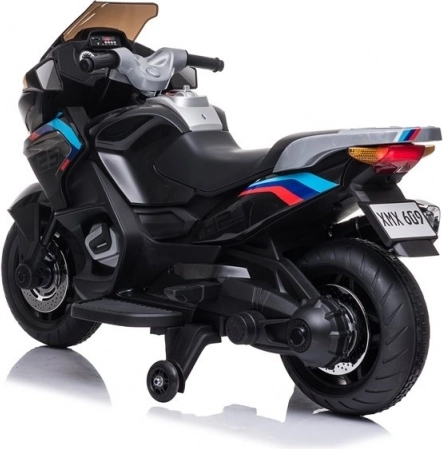 Motocicletă pentru copii cu baterii XMX609 negru