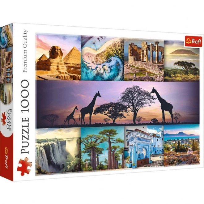 Puzzle Africa colaj 1000 piese