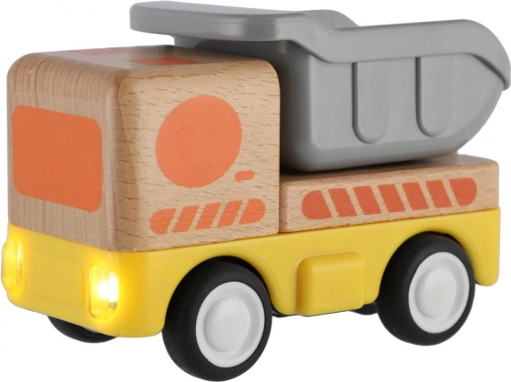 Camion din lemn cu inerție 11 cm