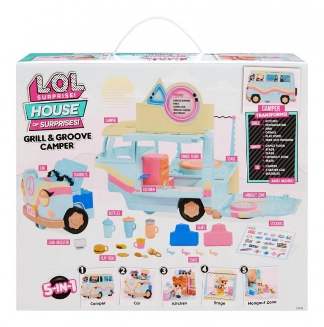 LOL Surprise! Grill & Groove rulotă de camping