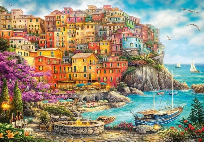 Puzzle zi frumoasă în Cinque Terre 2000 de piese