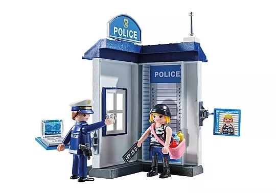 Figurine Acțiune Eroi: Camera de Interogare a Poliției