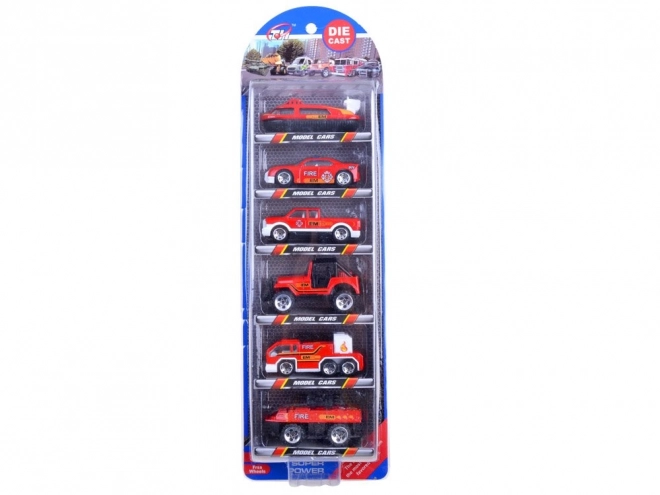 Set 6 mașinuțe metalice mix vehicule – gardian