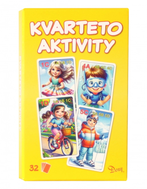 Joc de cărți Kvarteto Activități pentru copii